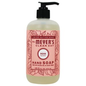 Comprar sabonete líquido para mãos clean day rose - 12. 5 fl. Oz. Mrs. Meyer's preço no brasil banho banho & beleza sabonete de leite de cabra sabonetes suplemento importado loja 95 online promoção -