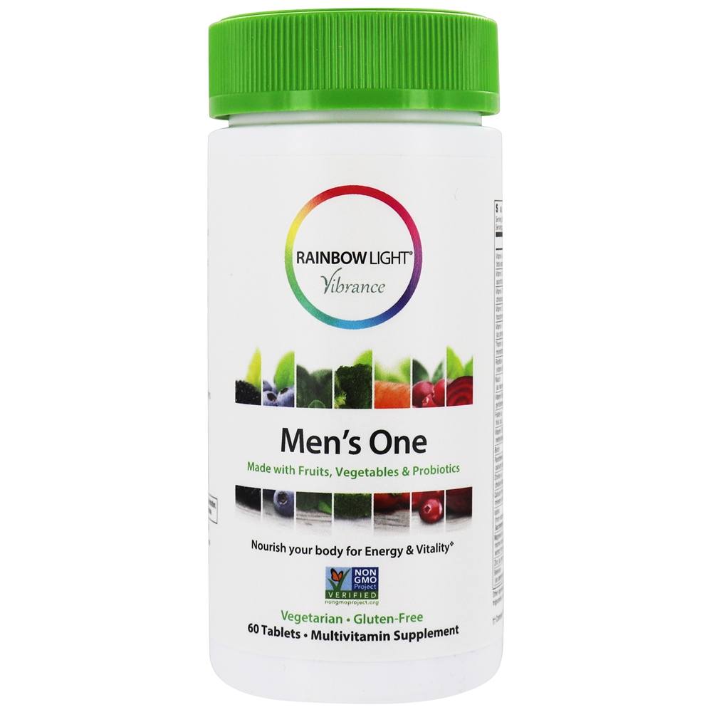 Um multivitamínico masculino da Vibrance - 60 Tablets Rainbow Light - Imagem 2