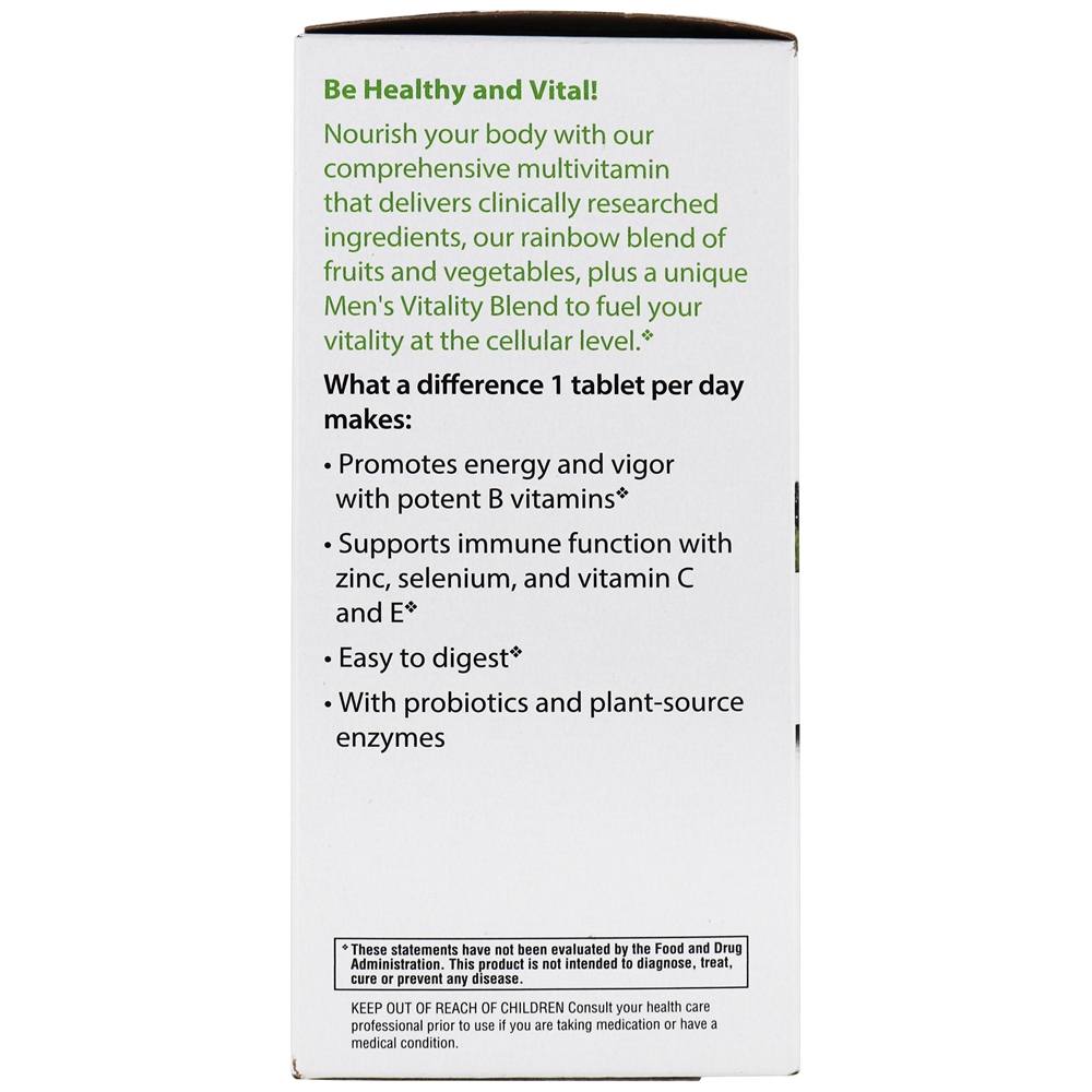 Um multivitamínico masculino da Vibrance - 120 Tablets Rainbow Light - Imagem 4