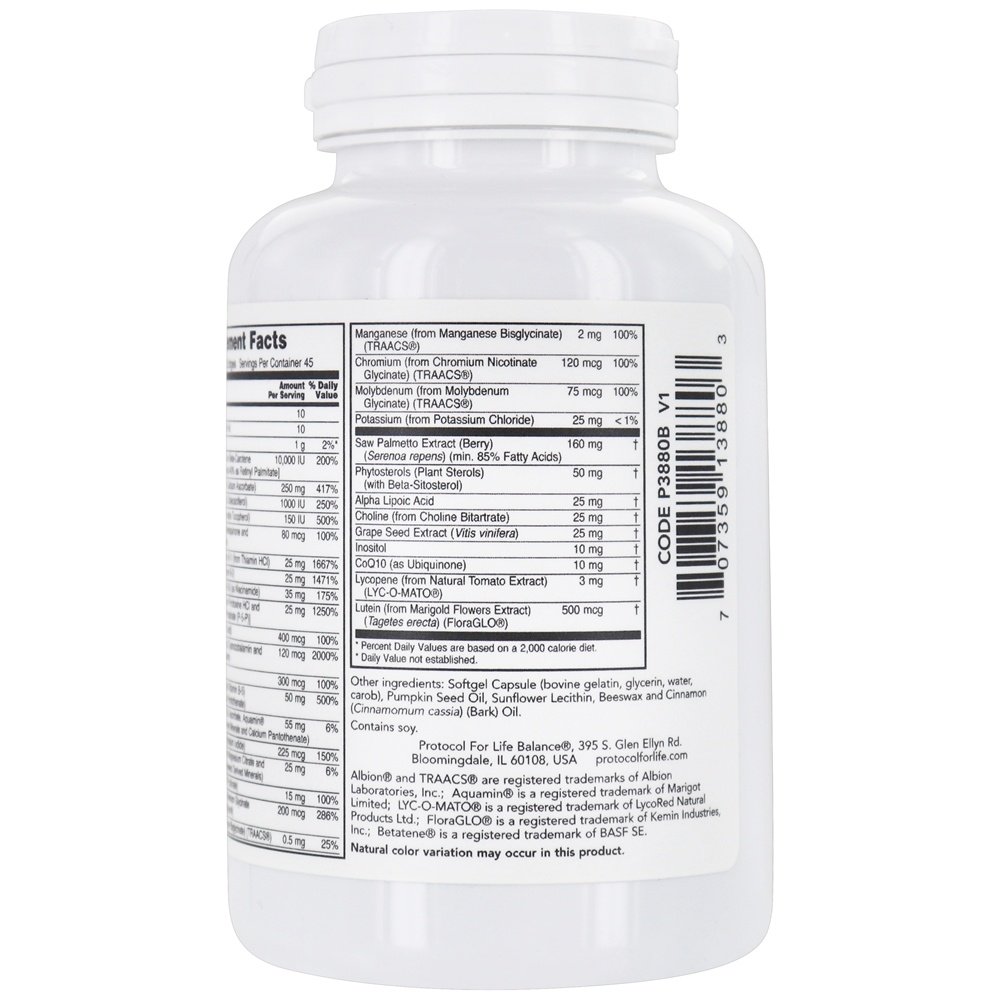 Ortho Multi para Homens - 90 Softgels Protocol For Life Balance - Imagem 3