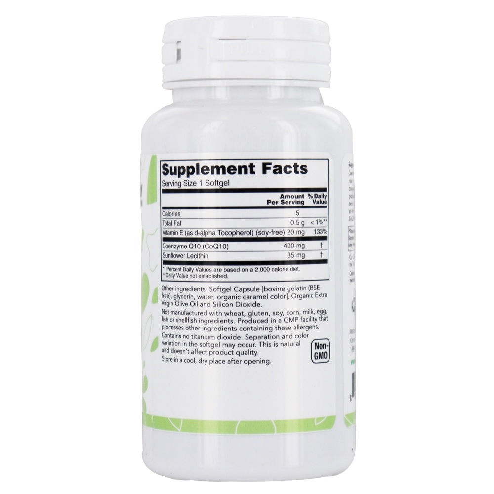 CoQ10 400 mg. - 30 Softgels LuckyVitamin - Imagem 2