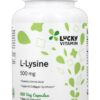 Comprar l-lisina 500 mg. - cápsulas luckyvitamin 100 luckyvitamin preço no brasil própolis suplementos nutricionais suplemento importado loja 9 online promoção -