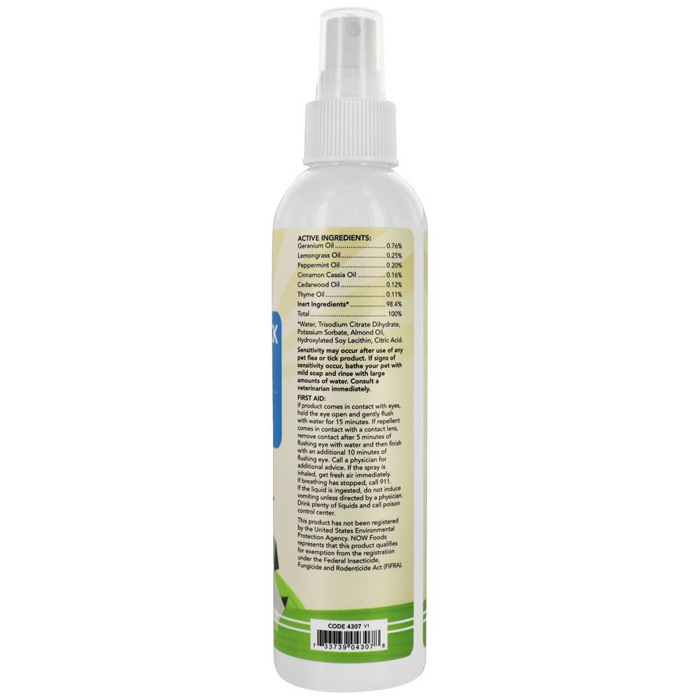 NOW Pets Flea & Tick Spray para Cães - 8 fl. oz. NOW Foods - Imagem 2