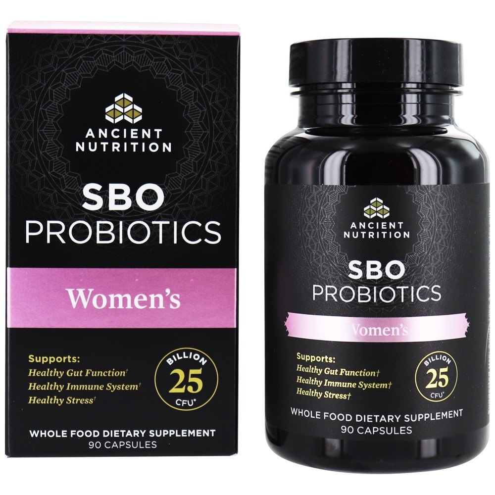 SBO Probiotics Women's Formula 25 bilhões de UFC - Cápsulas 90 Ancient Nutrition