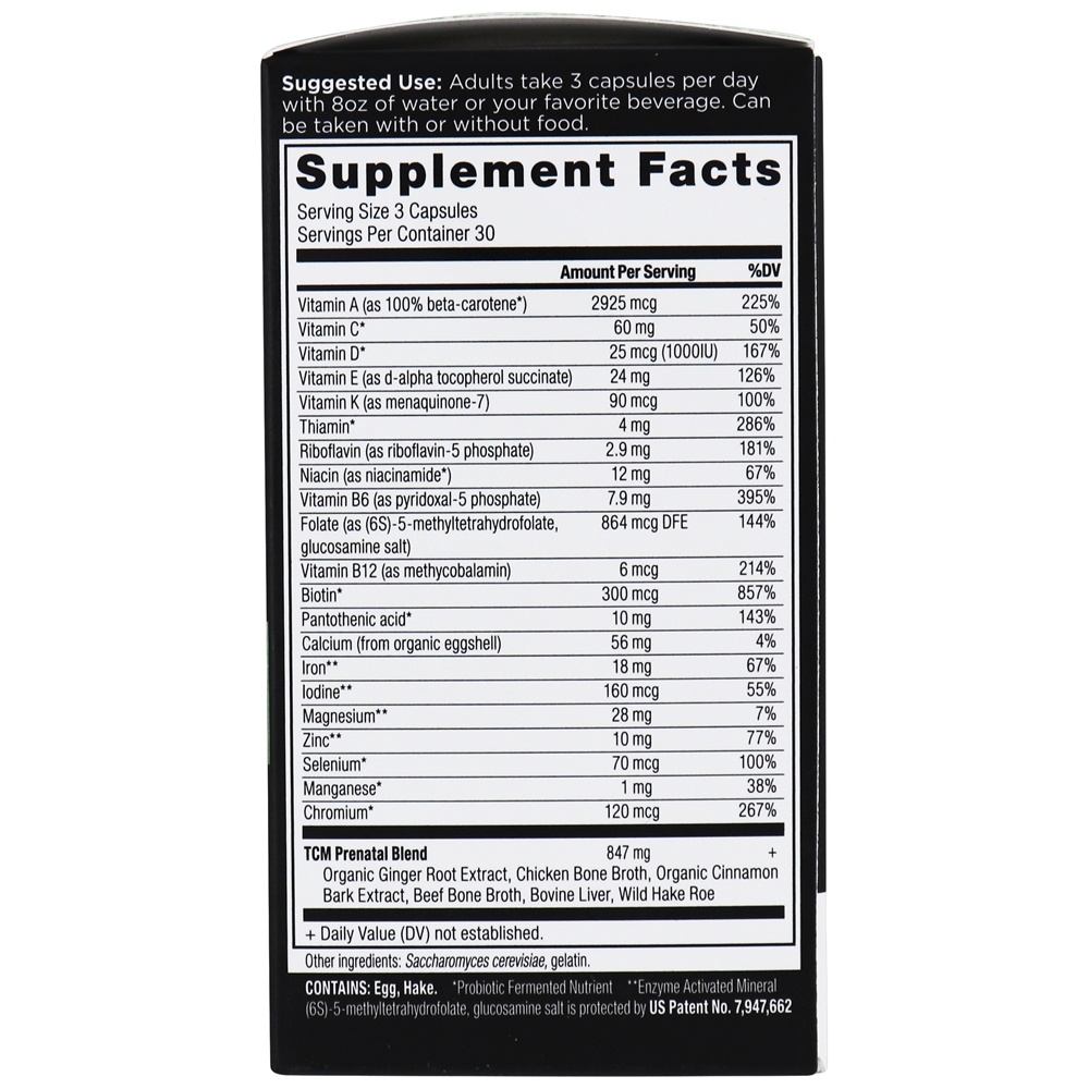 Fórmula multi-pré-natal antiga - Cápsulas 90 Ancient Nutrition - Imagem 3