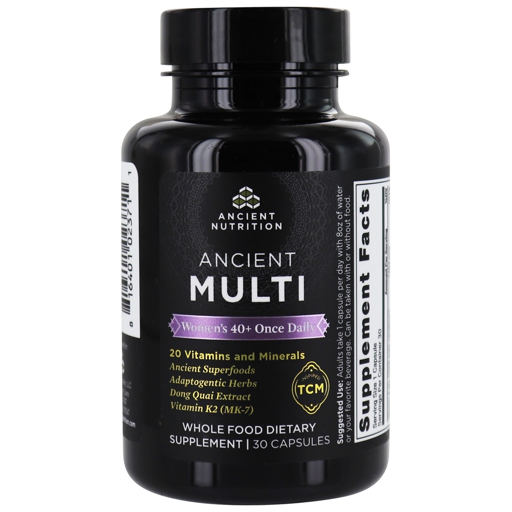 Fórmula multi antiga para mulheres 40 + Uma vez ao dia - Cápsulas 30 Ancient Nutrition - Imagem 2