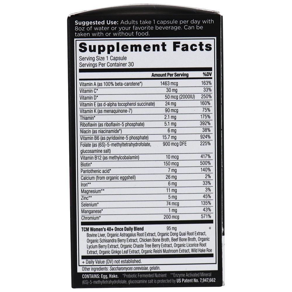 Fórmula multi antiga para mulheres 40 + Uma vez ao dia - Cápsulas 30 Ancient Nutrition - Imagem 3