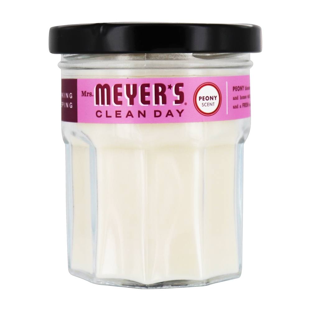 Vela de soja perfumada dia limpo Peônia - 4.9 oz. Mrs. Meyer's