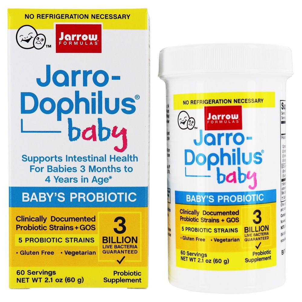 Pó probiótico de bebê Jarro-Dophilus - 2.1 oz. Jarrow Formulas