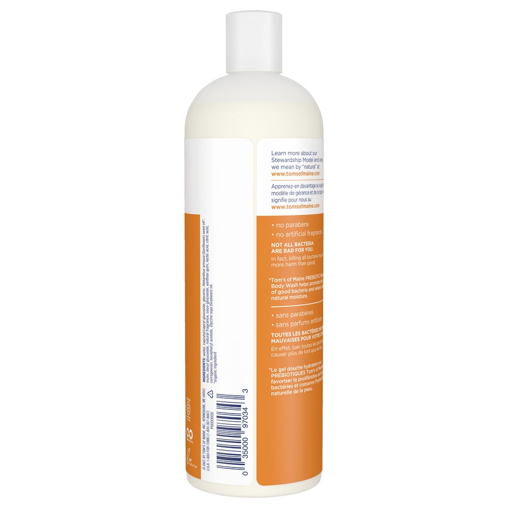 Prebiotic Body Wash Laranja Sanguínea - 16 oz. Tom's of Maine - Imagem 2
