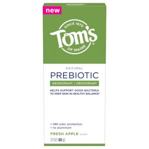Desbaste Prebiotic Natural Vara Maçã Fresca - 2.1 oz. Tom's of Maine