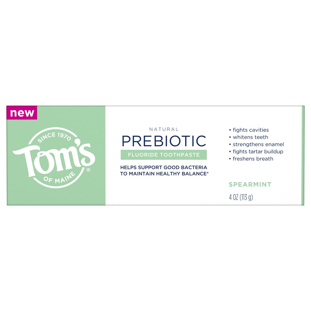Hortelã-dente-de-flúor pré-biótico natural - 4 oz. Tom's of Maine - Imagem 3