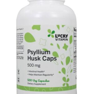 Comprar casca de psyllium caps 500 mg. - cápsulas luckyvitamin 500 luckyvitamin preço no brasil casca de psyllium suplementos nutricionais suplemento importado loja 111 online promoção -