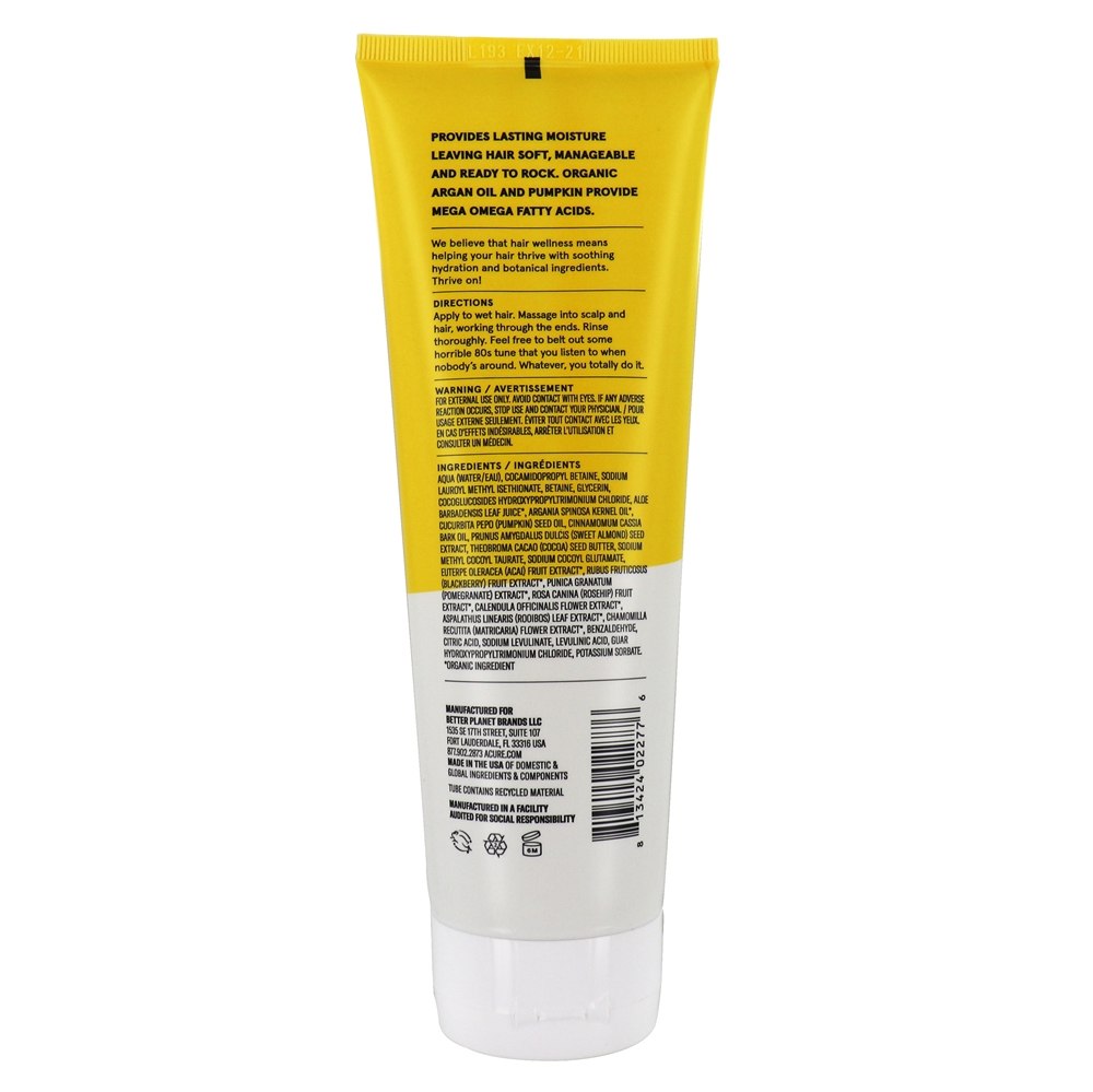 Champô Ultra Hidratante Argan e Abóbora - 8 fl. oz. ACURE - Imagem 2