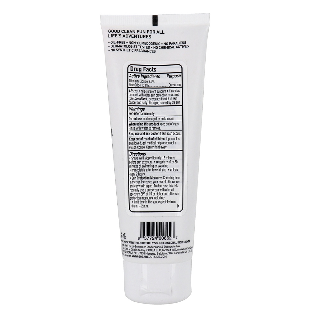 Loção Protetor Solar Facial Mineral Coco Baunilha Natural 70 FPS - 2 fl. oz. Bare Republic - Imagem 2