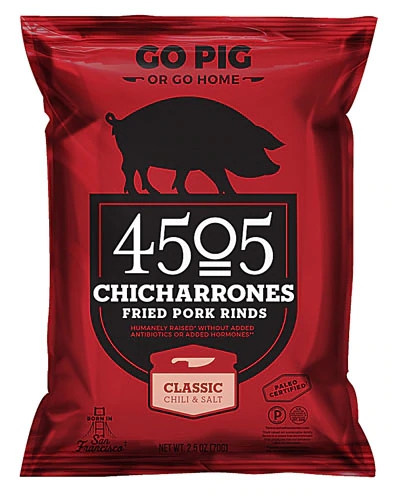 4505 Chicharrones Salgado e Pimenta Jalapeño - 71g