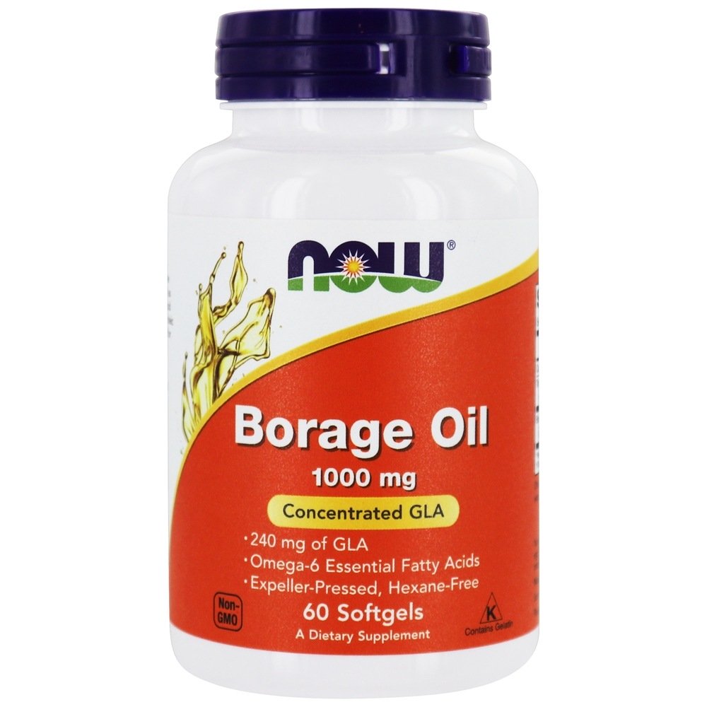 Óleo de borragem 1000 mg. - 60 Softgels NOW Foods
