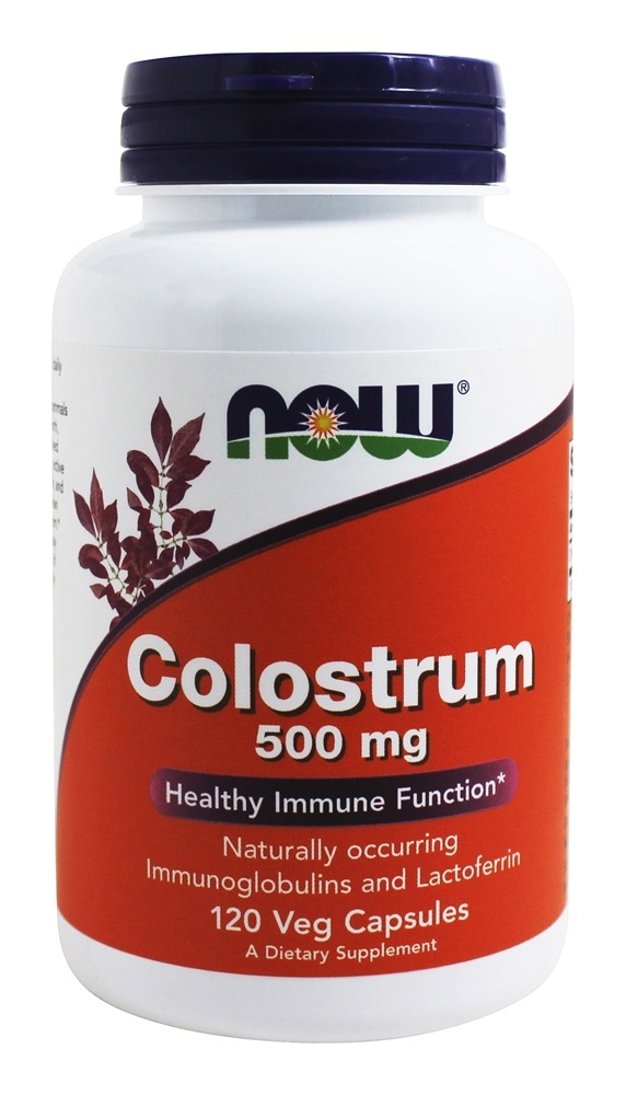 Colostro 500 mg. - Cápsulas 120 NOW Foods