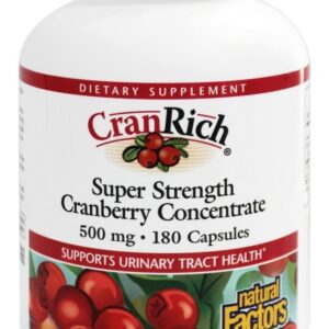 Cran Rico Super Força Oxicoco Concentrar 500 mg. - Cápsulas 180 Natural Factors