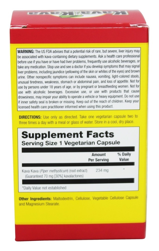 Extrato de Raiz de Kava Kava 70 mg. - Cápsulas vegetarianas 60 Natural Balance - Imagem 2