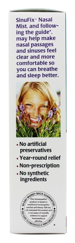 Névoa Descongestionante & Purificante Nasal SinuFix - 0.5 fl. oz. NaturalCare - Imagem 3