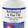 Comprar rxomega-3 e óleo de linho epa 200 mg / dha 100 mg - 120 softgels natural factors preço no brasil linhaça suplementos nutricionais suplemento importado loja 1 online promoção -