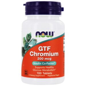 Comprar gtf chromium 200 mcg. - 100 tablets now foods preço no brasil cromo vitaminas e minerais suplemento importado loja 19 online promoção -
