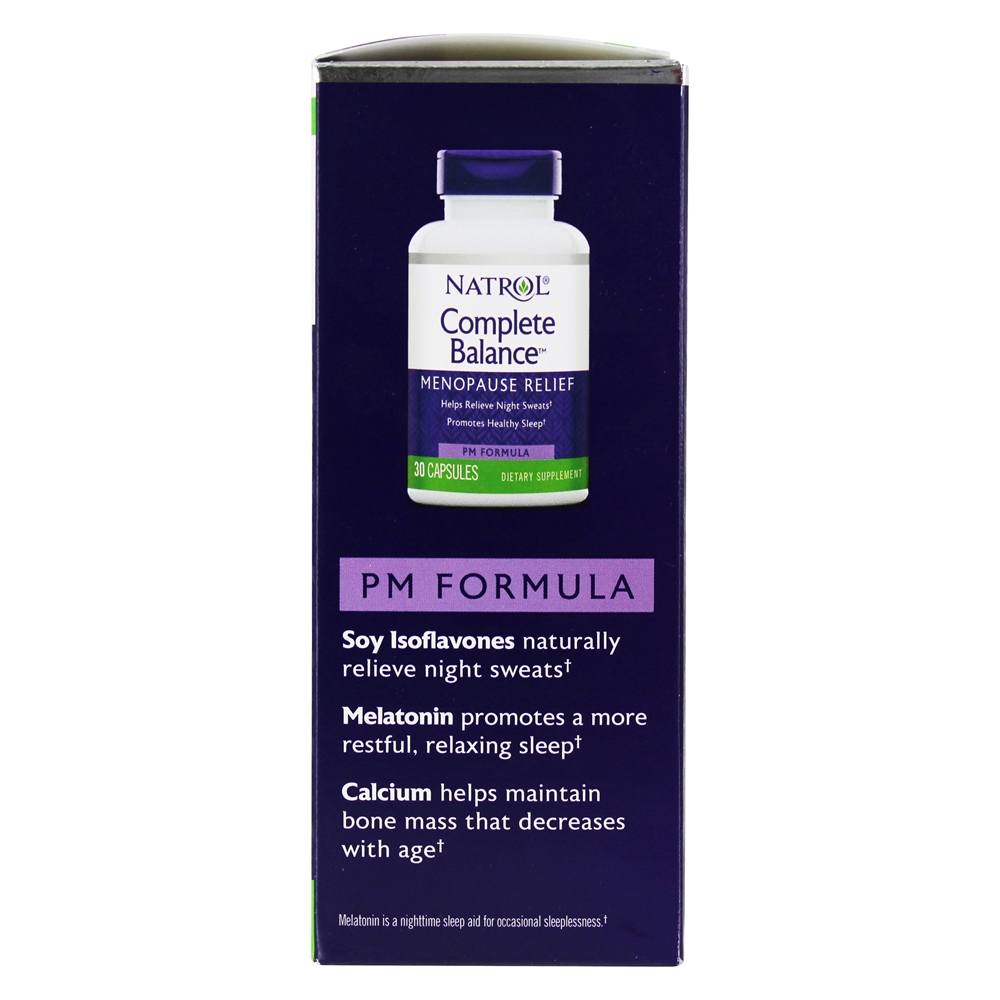 Preencha os Balance Menopausa de alívio AM e PM - Cápsulas 60 Natrol - Imagem 5