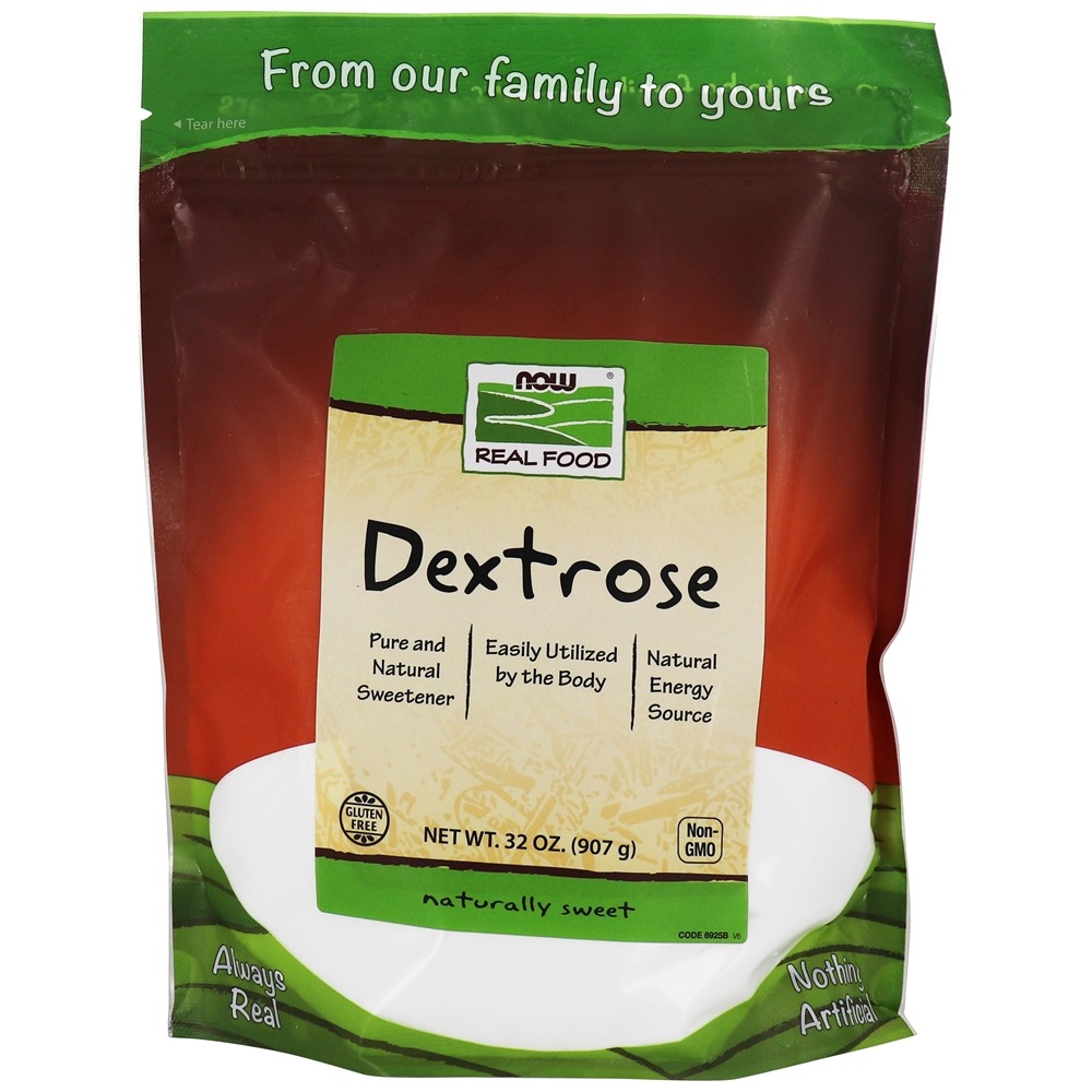 NOW Real Food Dextrose em pó - 32 oz. NOW Foods
