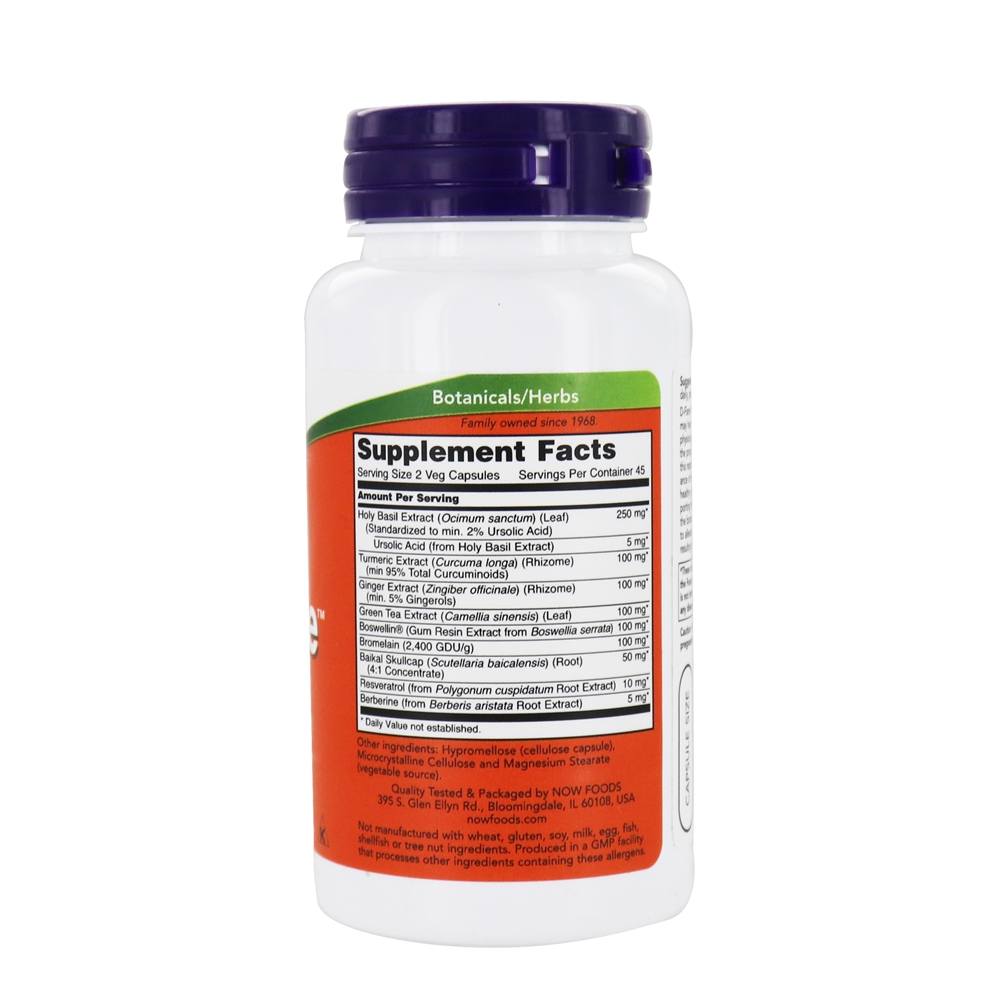 Chama D - 90 Cápsula (s) vegetal (s) NOW Foods - Imagem 2