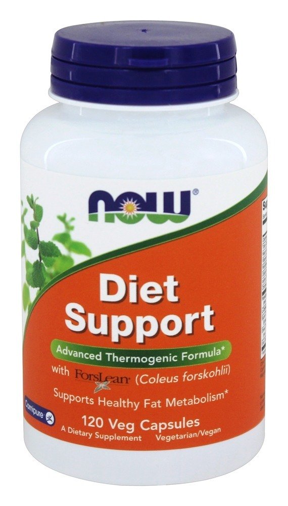 Suporte dietético com ForsLean - Cápsulas vegetarianas 120 NOW Foods