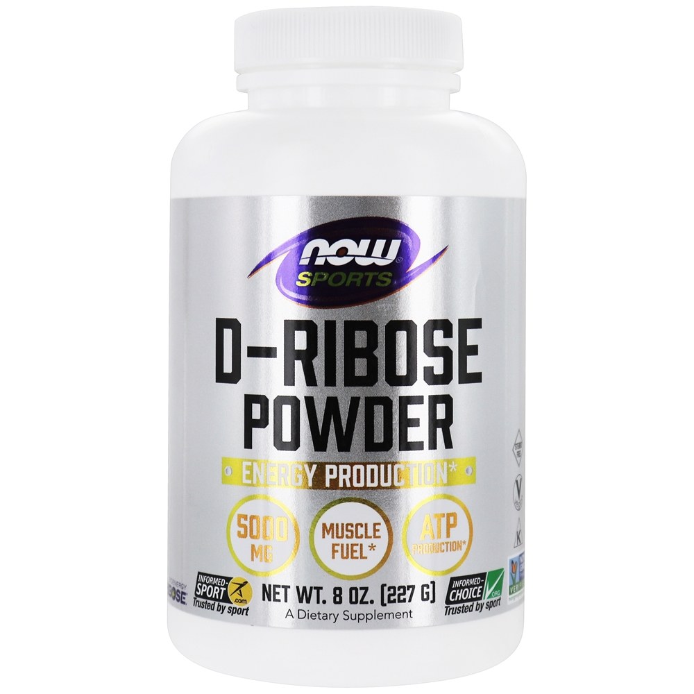 NOW Sports D-Ribose Powder - 8 oz. NOW Foods