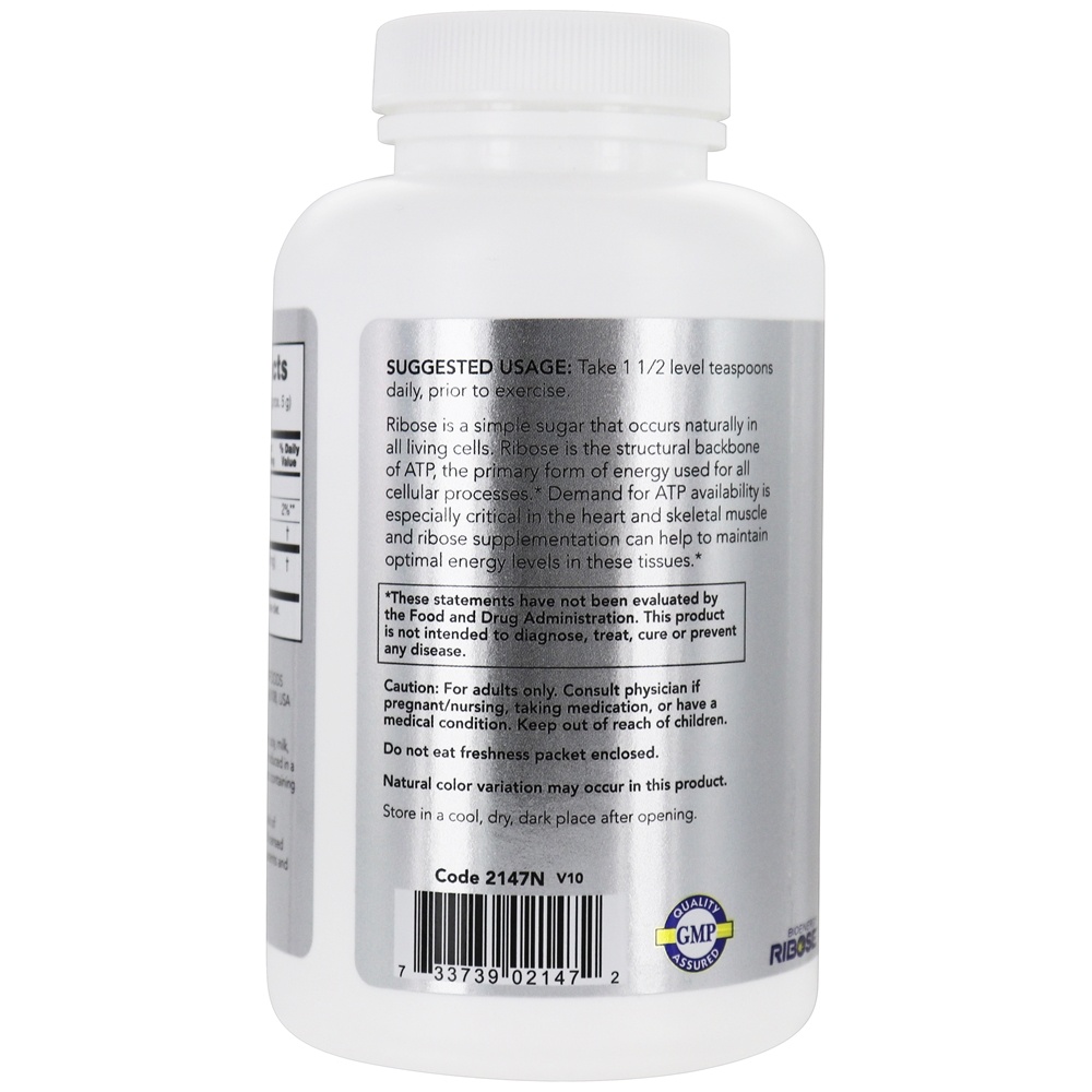 NOW Sports D-Ribose Powder - 8 oz. NOW Foods - Imagem 3
