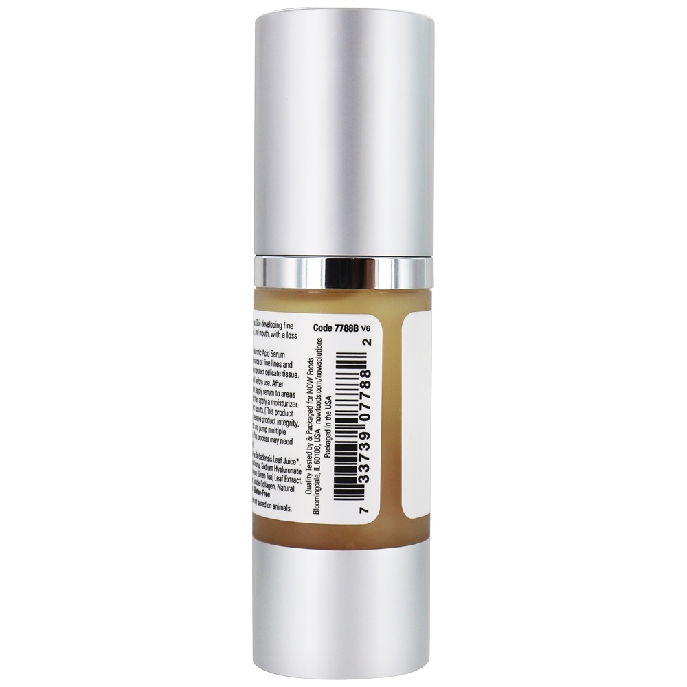 NOW Solutions soro reafirmante de ácido hialurônico - 1 fl. oz. NOW Foods - Imagem 3