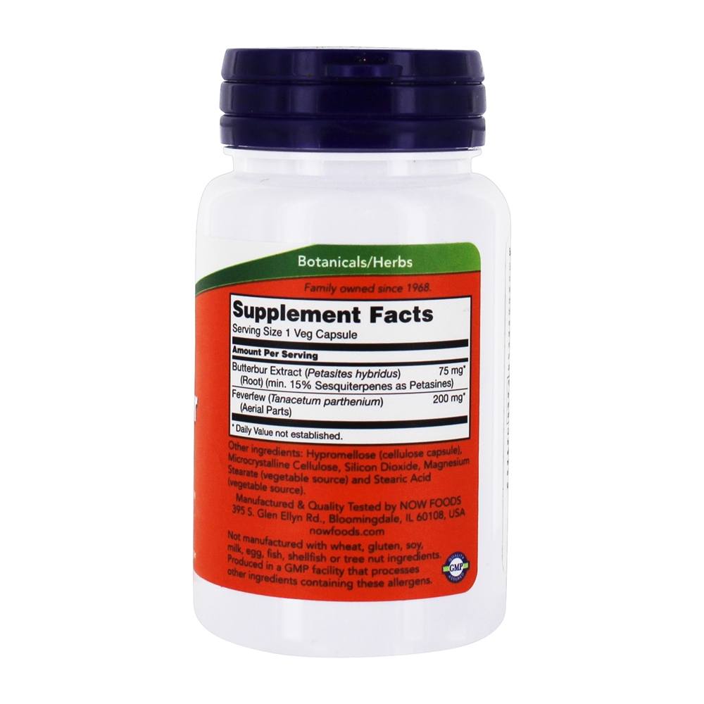 Carrapito com Feverfew - Cápsulas vegetarianas 60 NOW Foods - Imagem 2