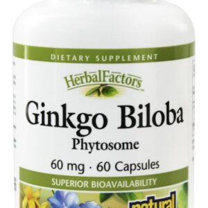 Absorção Reforçada de Phytosome de Ginkgo Biloba 60 mg. - Cápsulas 60 Natural Factors
