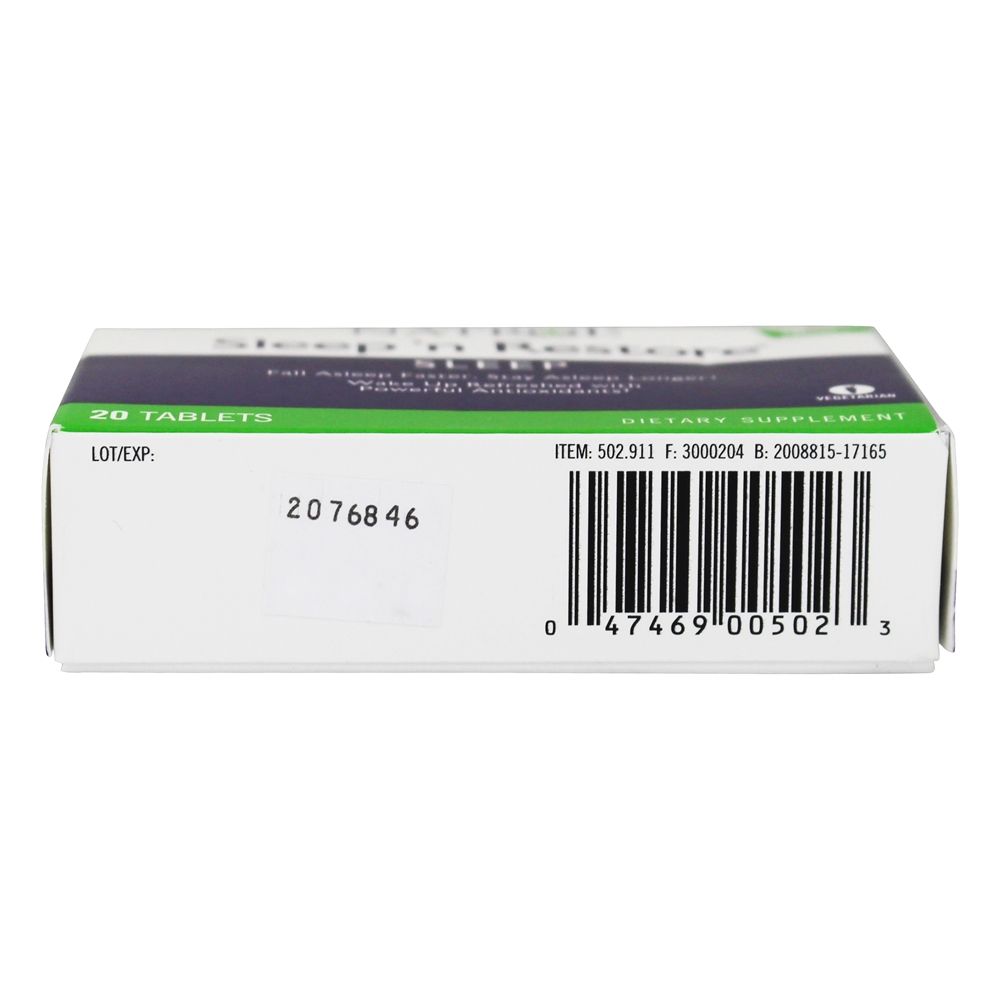 Sleep N Restore Auxílio Para o Sono - 20 Tablets Natrol - Imagem 4