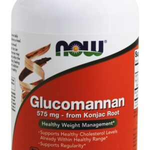 Glucomanano 575 mg. - Cápsulas 180 NOW Foods