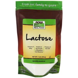 NOW Real Food Lactose - 1 lb. NOW Foods