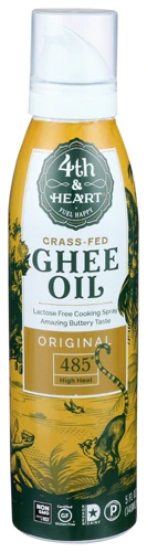 Ghee de Manteiga 4th & Heart Original Alimentado a Pasto - 148ml (5 fl oz)