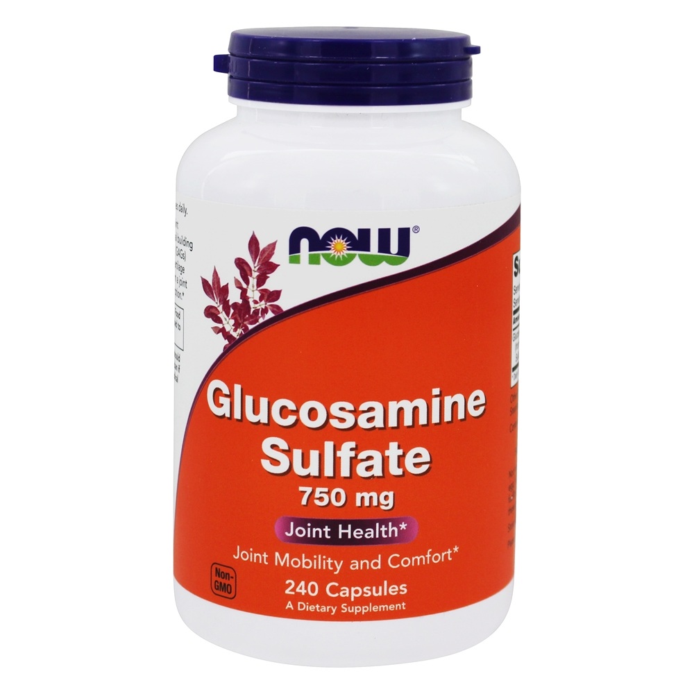 Sulfato de Glucosamina (Suporte Superior Conjunto) 750 mg. - Cápsulas 240 NOW Foods