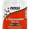 Comprar l-carnosina 500 mg. - cápsulas vegetarianas 100 now foods preço no brasil carnosina suplementos nutricionais suplemento importado loja 1 online promoção -