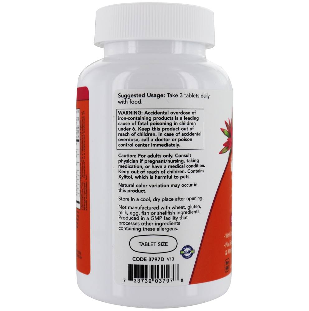 Vitamina Múltipla Eve Mulher - 180 Tablets NOW Foods - Imagem 3