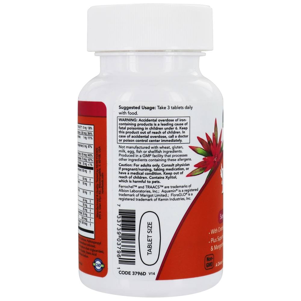Vitamina Múltipla Eve Mulher - 90 Tablets NOW Foods - Imagem 3