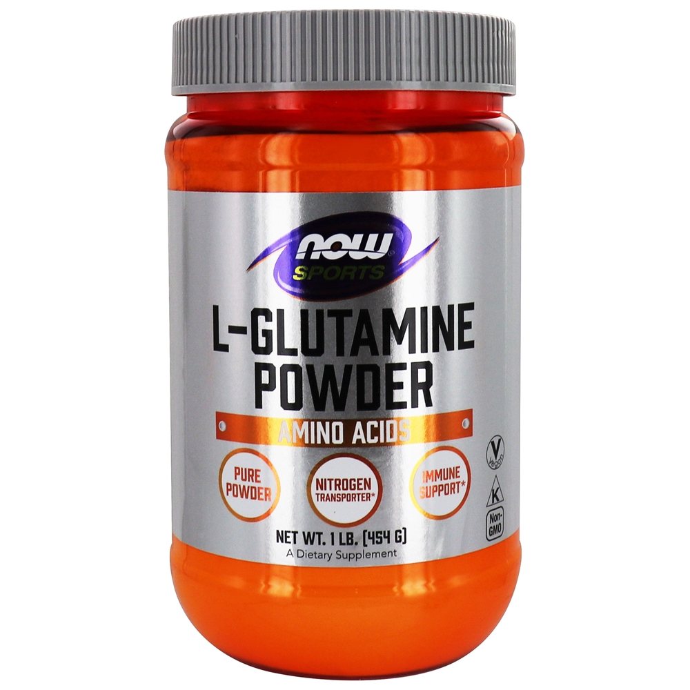 NOW Sports L-Glutamina em Pó - 1 lb. NOW Foods