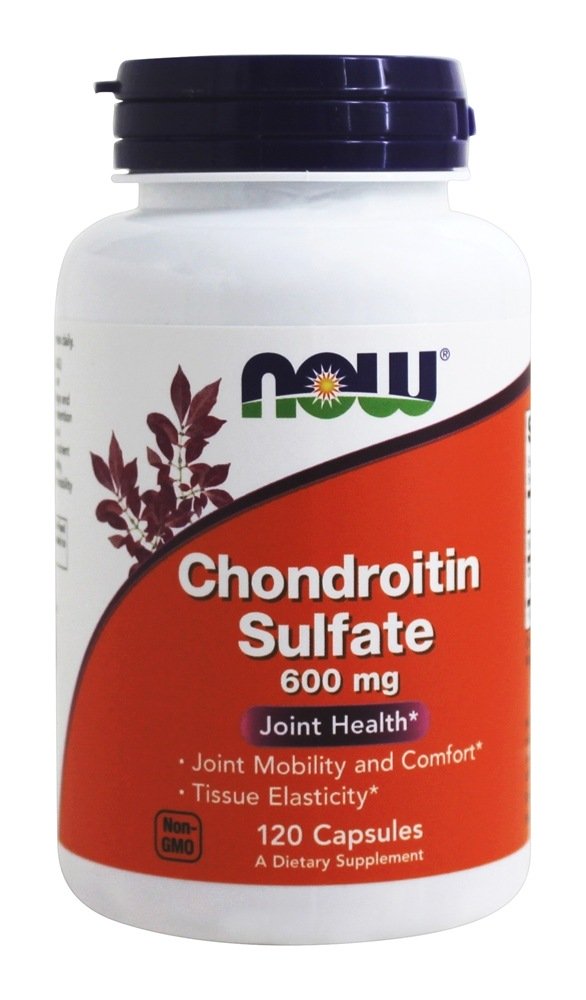 Sulfato de Condroitina 600 mg. - Cápsulas 120 NOW Foods