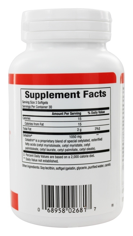 Saúde das Articulações Celadrin - 90 Softgels Natural Factors - Imagem 2
