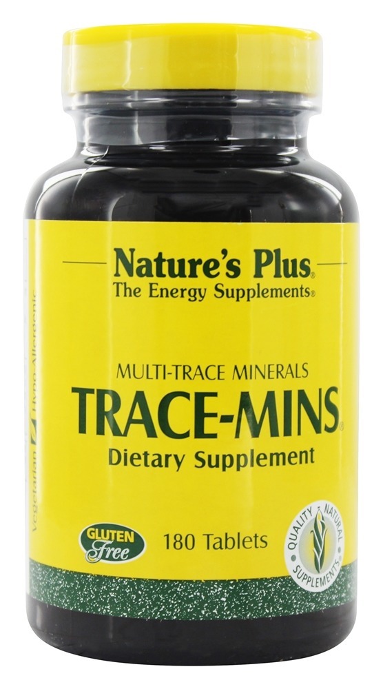 Traçar-Min Múltiplas Traçar Minerais - 180 Tablets Natures Plus