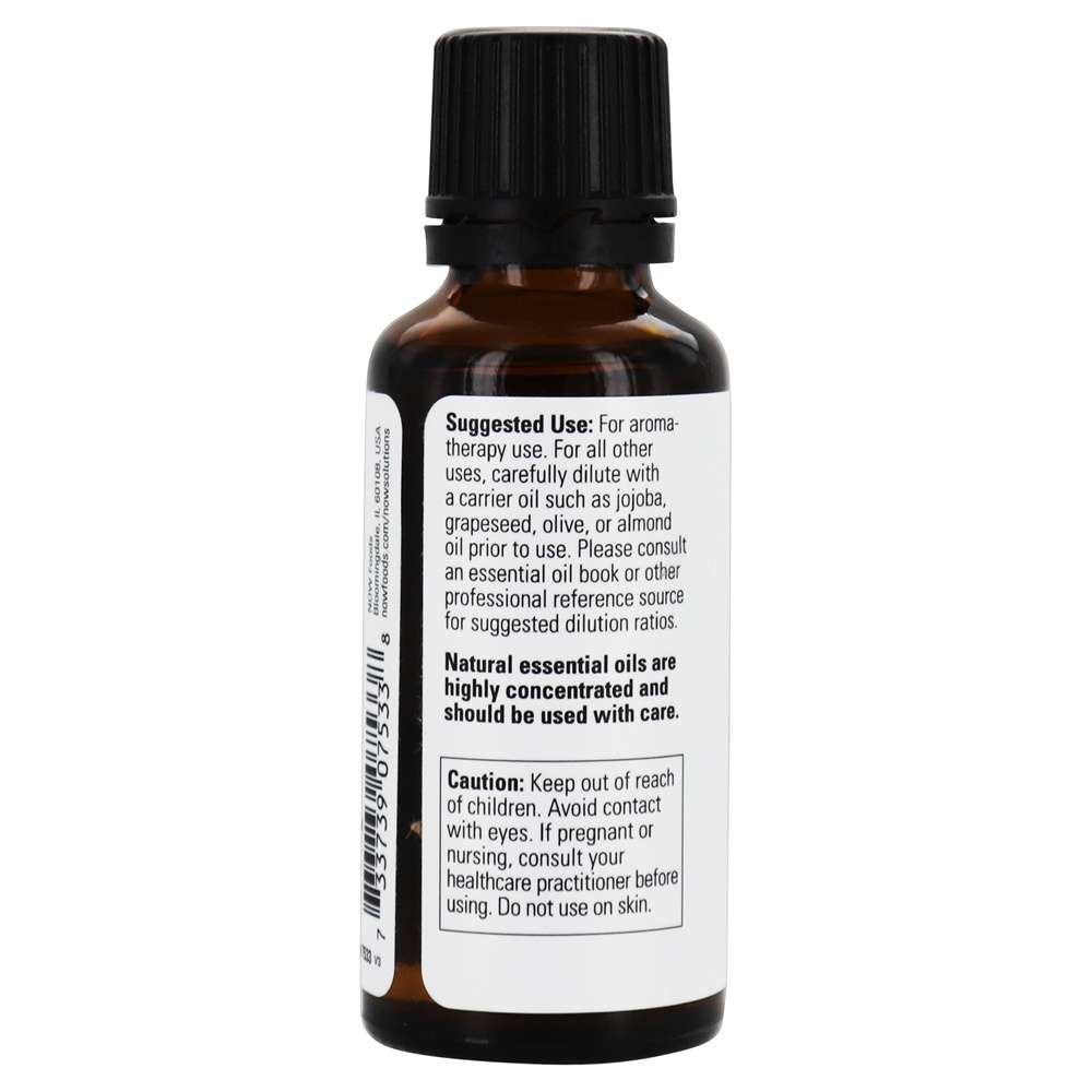 100 % Pure Óleo Essencial Casca De Canela - 1 fl. oz. NOW Foods - Imagem 3