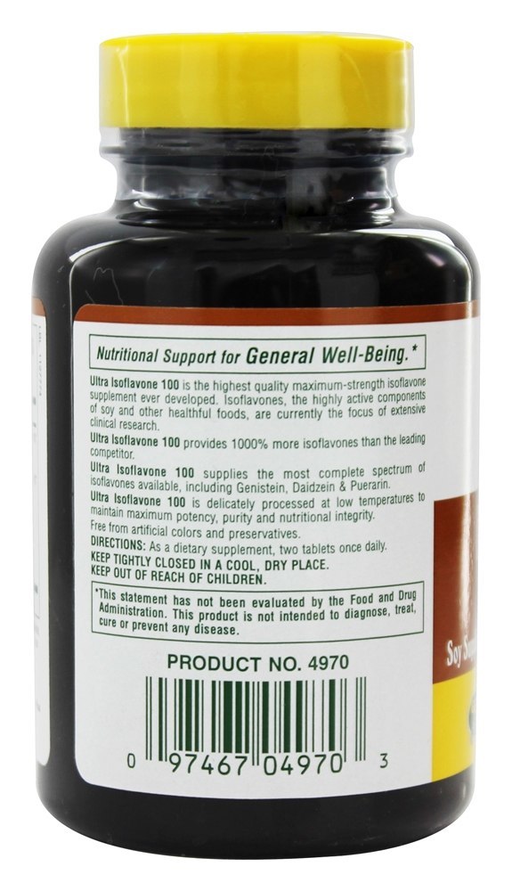 Ultra Isoflavona 100 - 60 Tablets Natures Plus - Imagem 2